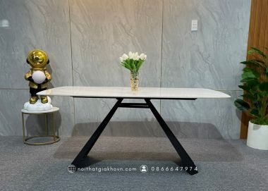 BÀN ĂN CHÂN QUẠT A BA 005
