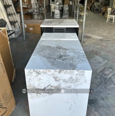 BÀN  ĐẢO KẾT HỢP BÀN ĂN BA 025